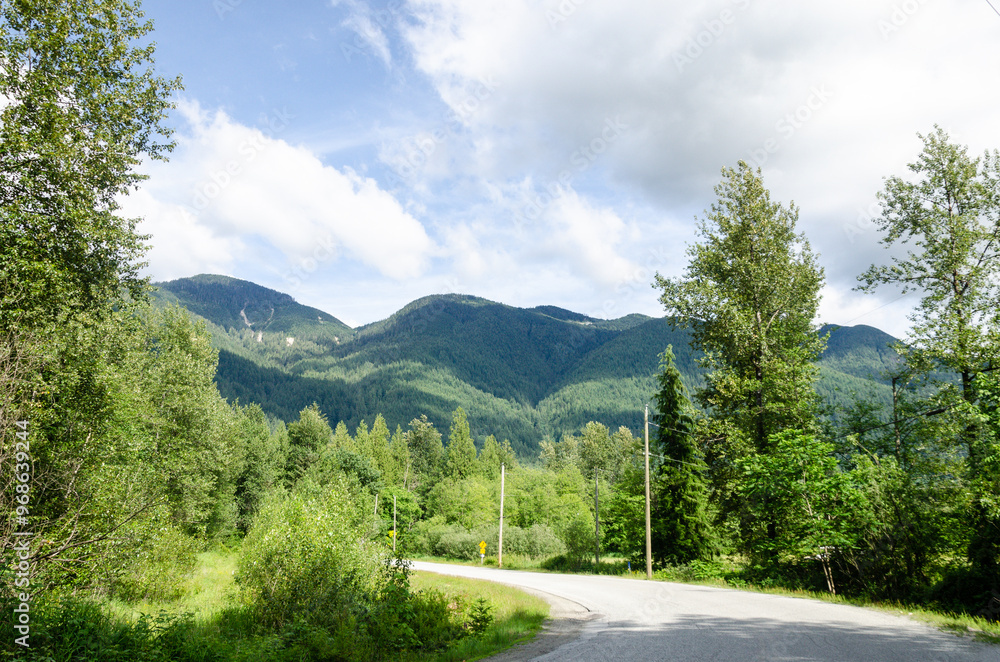 Spectacular view of Fraser Valley countryside around Mission, BC, Canada Spectacular view of Fraser Valley countryside around Mission, BC, Canada