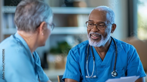 Doctor Listening to Patient.