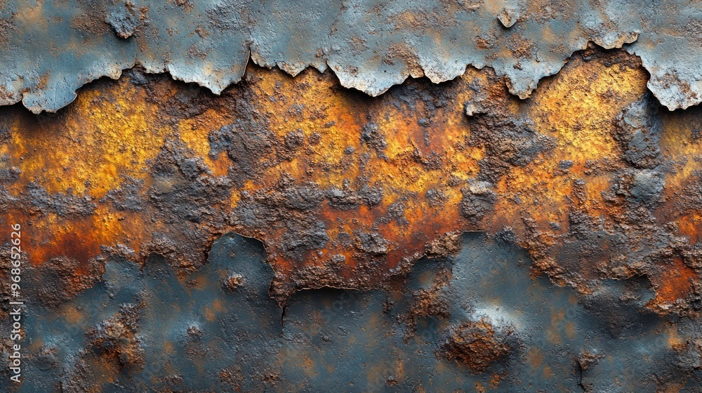 Rusty Corroded Metal Surface with Peeling Paint and Oxidation Patterns for Industrial and Textural Backgrounds Rusty Corroded Metal Surface with Peeling Paint and Oxidation Patterns for Industrial and Textural Backgrounds