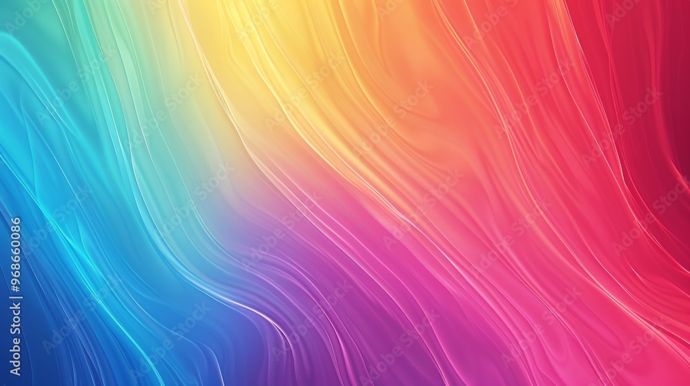 Chromatic Symphony: A vibrant abstract background of flowing rainbow colors Chromatic Symphony: A vibrant abstract background of flowing rainbow colors