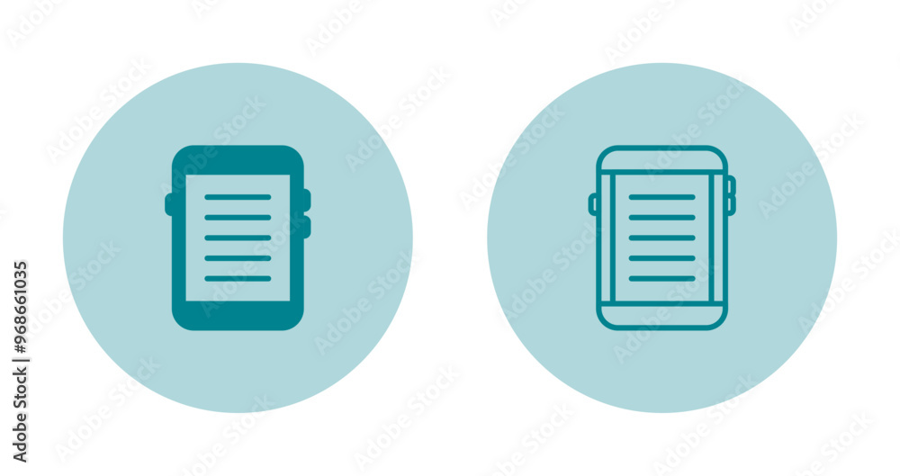 E-reader Vector Icon E-reader Vector Icon