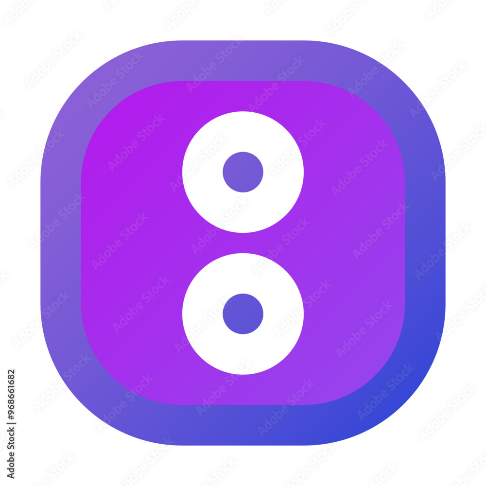 Divided Icon Gradient Filled Two-Tone Style Divided Icon Gradient Filled Two-Tone Style