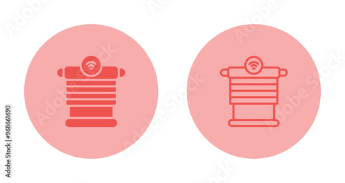 Smart Blinds Vector Icon