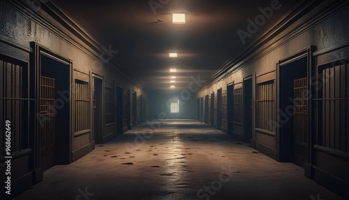 Wallpaper Mural alone in the backrooms liminal space 3d render Torontodigital.ca