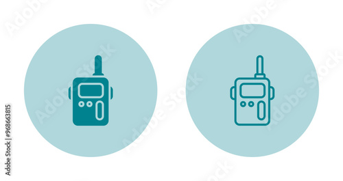 Emergency radio Vector Icon