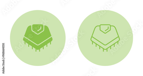 Poncho Vector Icon