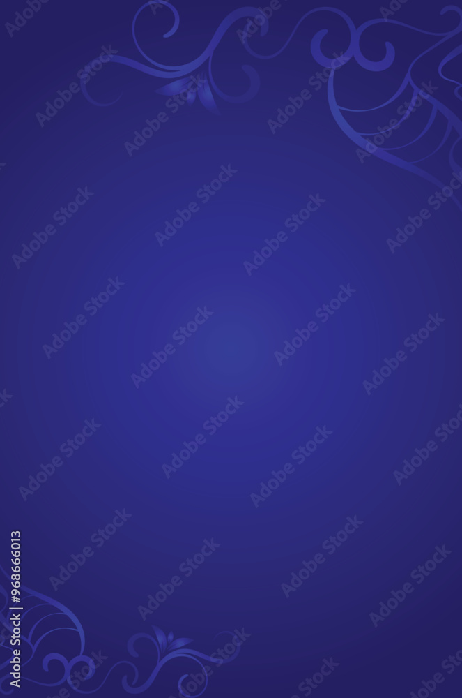 Ornamental Blue Background for Wedding Invitations Ornamental Blue Background for Wedding Invitations