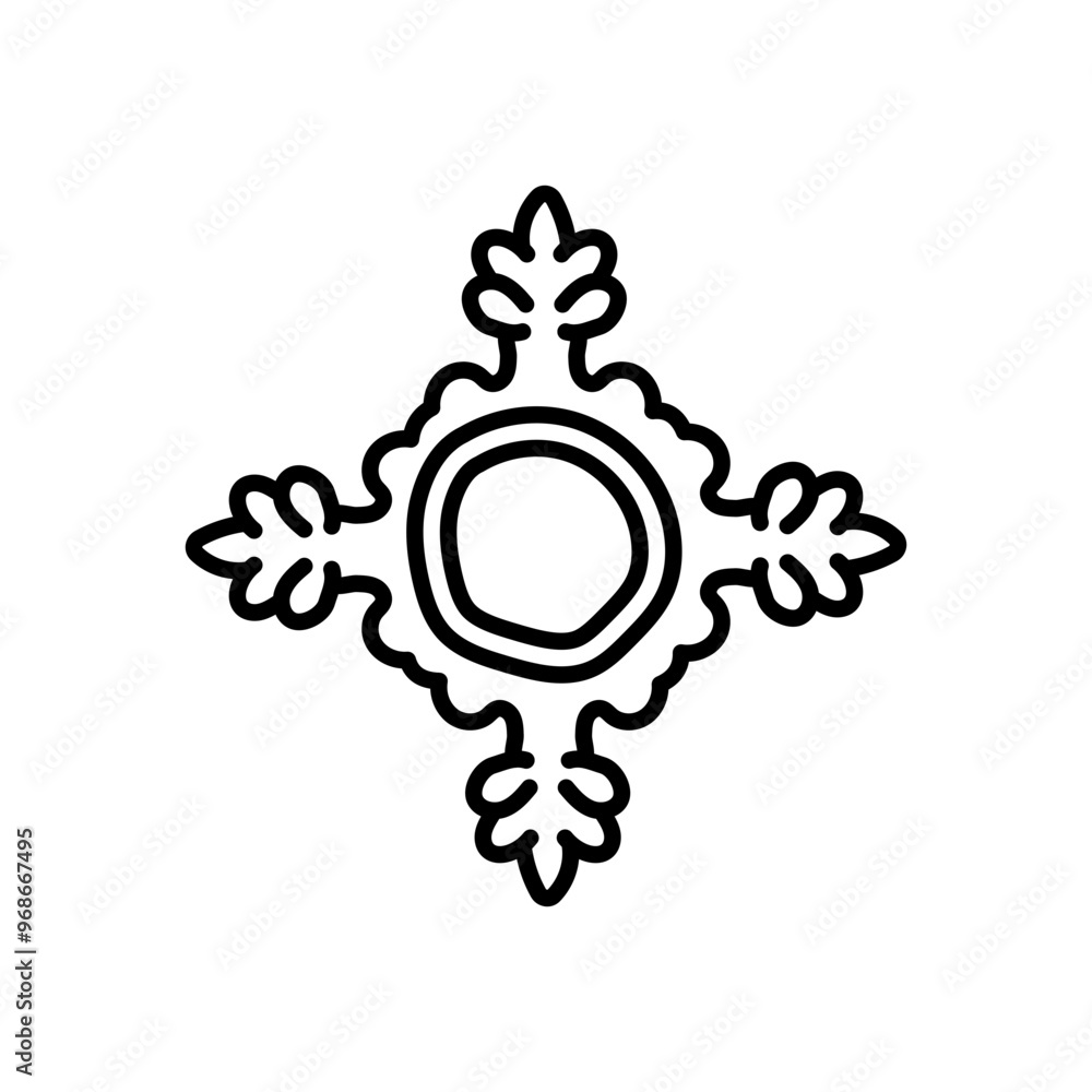 Frame For Paintings Outline Icon, Vector illustration Frame For Paintings Outline Icon, Vector illustration
