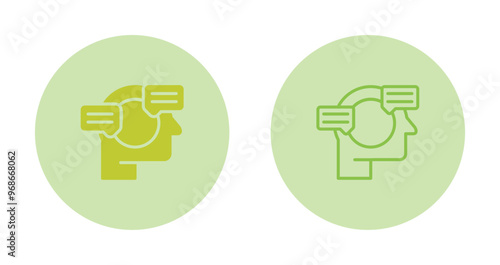 Natural Language Processin Vector Icon