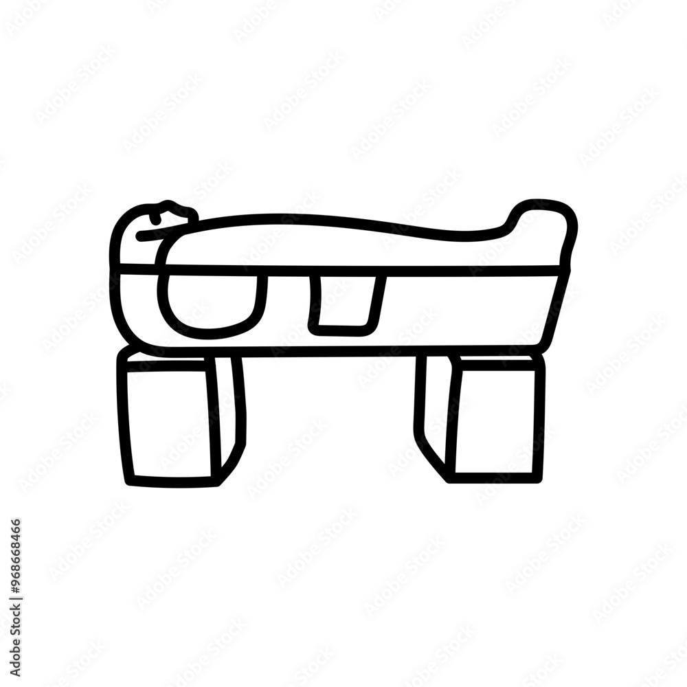Mummy Outline Icon, Vector illustration Mummy Outline Icon, Vector illustration