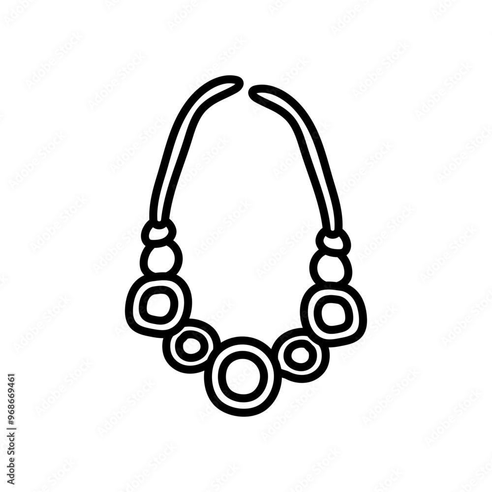 Antique Jewelry Outline Icon, Vector illustration Antique Jewelry Outline Icon, Vector illustration