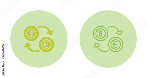 Currency Exchange Vector Icon