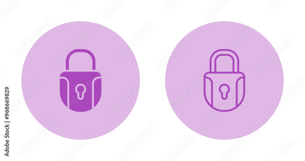 Lock Vector Icon Lock Vector Icon