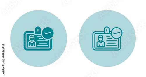  ID Verification Vector Icon