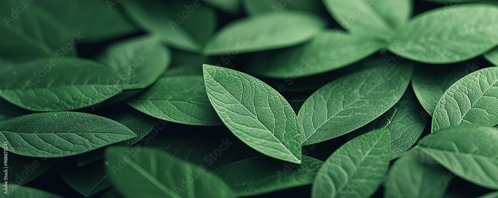 A close-up view of lush green leaves, showcasing their vibrant color and intricate textures, perfect for nature-themed projects. A close-up view of lush green leaves, showcasing their vibrant color and intricate textures, perfect for nature-themed projects.