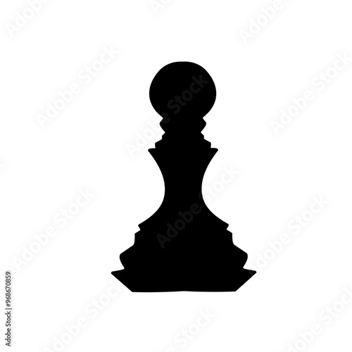 Chess silhouette