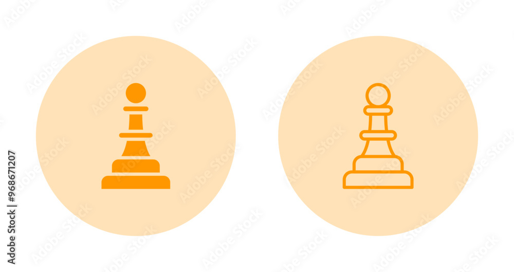 Chess piece Vector Icon Chess piece Vector Icon