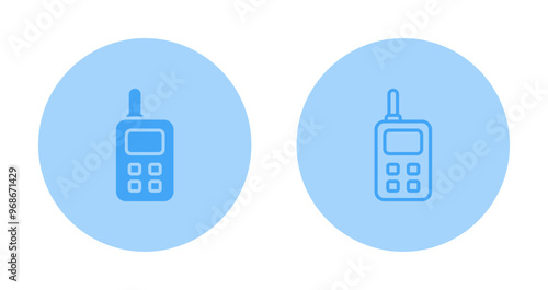 Walkie Talkie Vector Icon