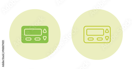 Pager Vector Icon