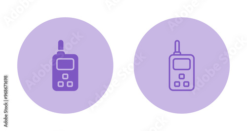 Emergency Radio Vector Icon