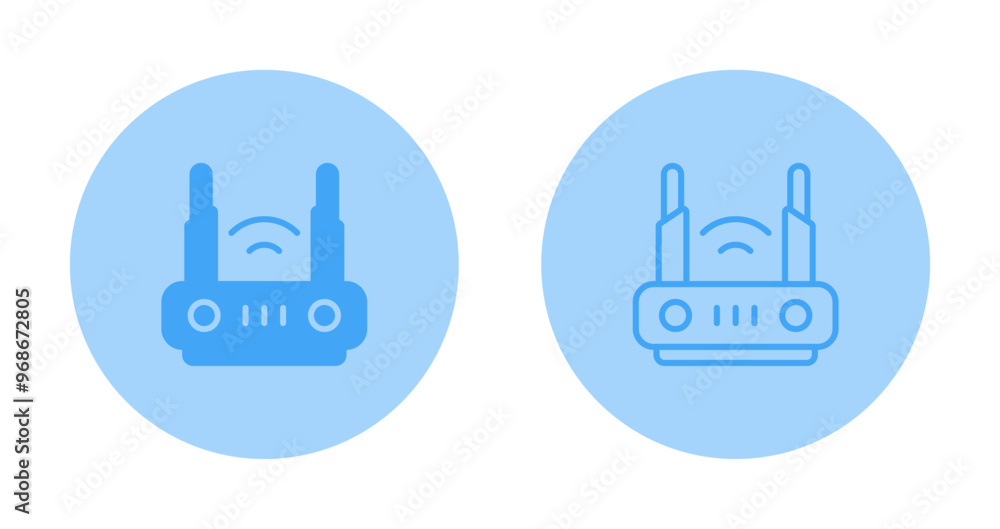 Router Vector Icon Router Vector Icon
