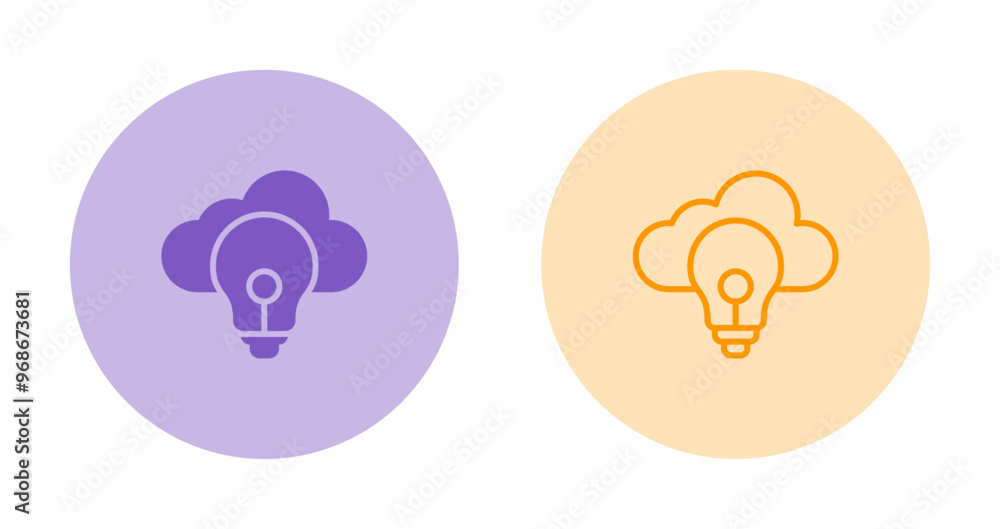 Cloud Strategy Vector Icon