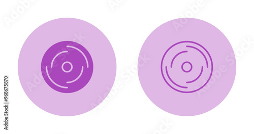 Disk Vector Icon