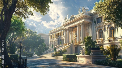 Beautiful palace architecture captured in grand and elegant design images