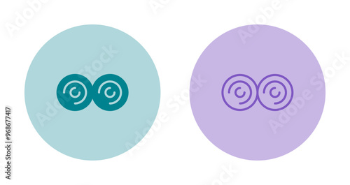 Hay Bale Vector Icon