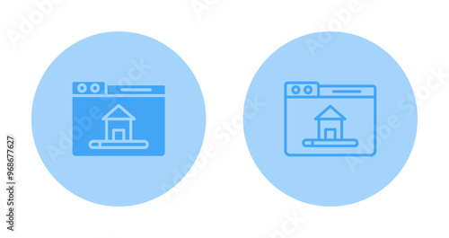 Domain Name Vector Icon