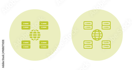 Content Delivery Network Vector Icon