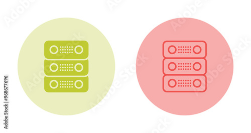 Dedicated Server Vector Icon