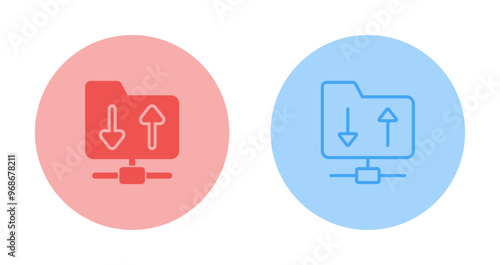 FTP Hosting Vector Icon