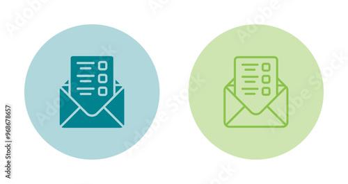 Mailing Lists Vector Icon