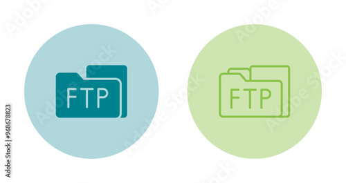 FTP Access Vector Icon