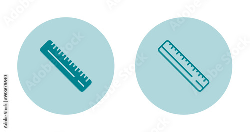 Straight Ruler Vector Icon