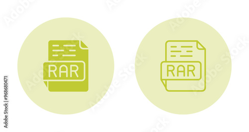 RAR Vector Icon