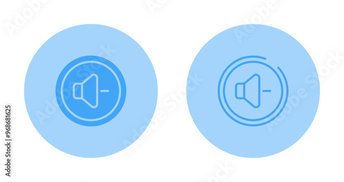 Volume Down Button Vector Icon