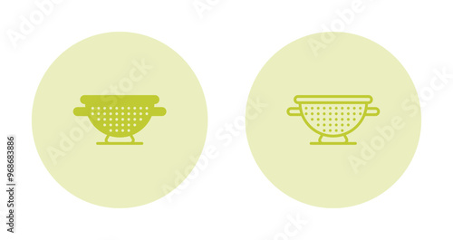 Colander Vector Icon