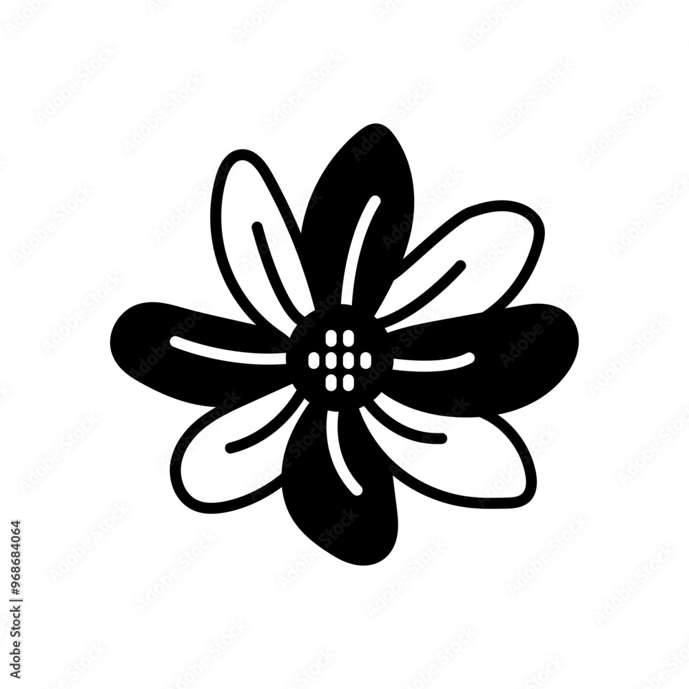 Tufted Capuchin Monkey Glyph Icon, Vector illustration Tufted Capuchin Monkey Glyph Icon, Vector illustration