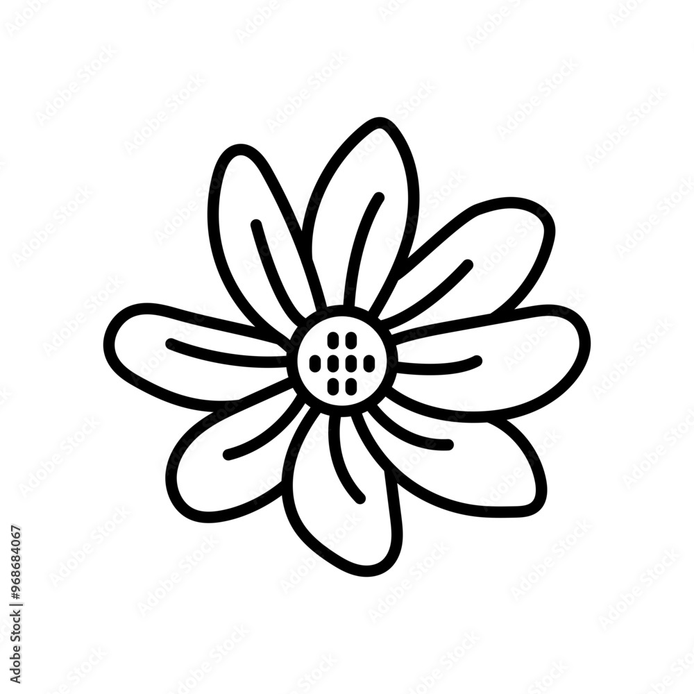 Tufted Capuchin Monkey Outline Icon, Vector illustration Tufted Capuchin Monkey Outline Icon, Vector illustration