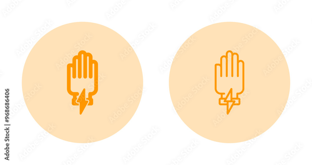 Insulated Gloves Vector Icon Insulated Gloves Vector Icon