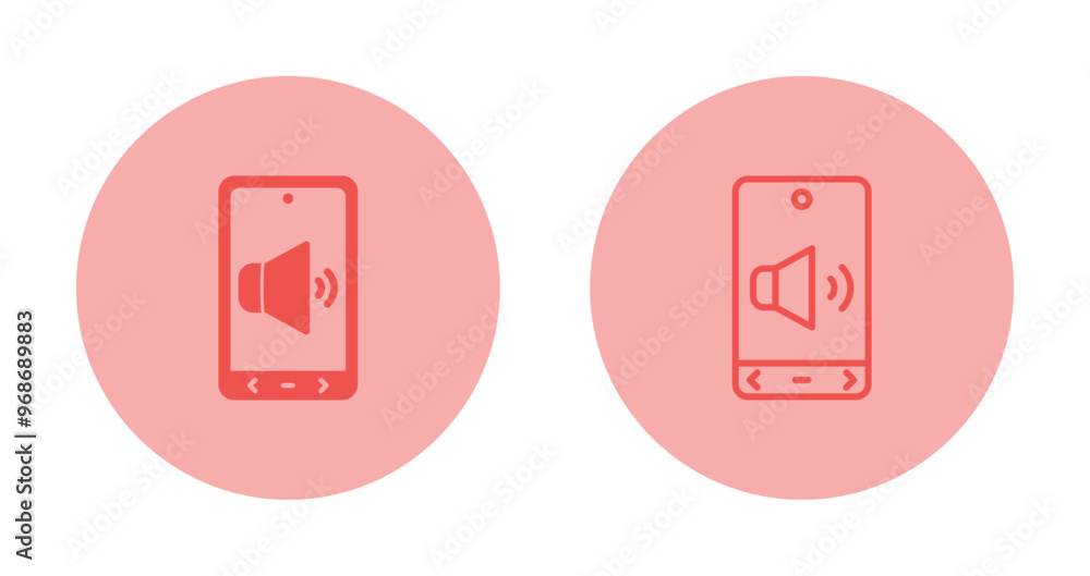 Ringing Vector Icon Ringing Vector Icon