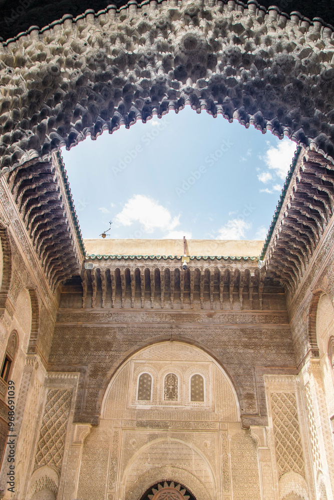The Al-Attarine Madrasa or Medersa al-Attarine[