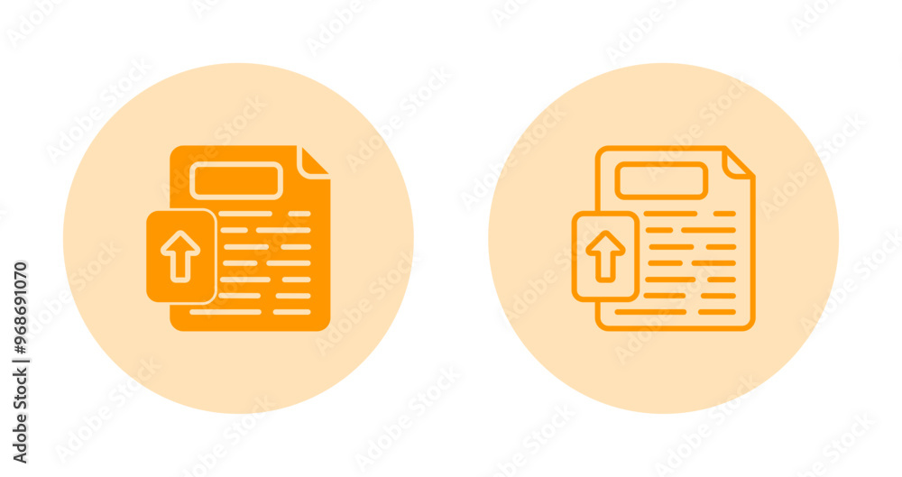 Upload File Vector Icon Upload File Vector Icon