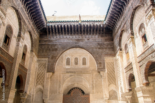 Obraz na płótnie The Al-Attarine Madrasa or Medersa al-Attarine[ w salonie
