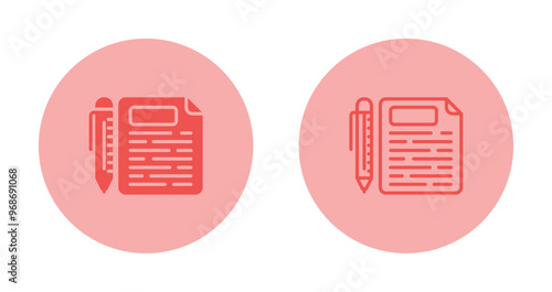 Contract Vector Icon photo