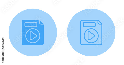 Video File Vector Icon