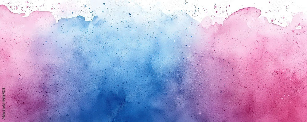 Obraz premium Elegant watercolor gradient with clear copyspace, highlighting mental health education and student programs, with a serene and professional look perfect for showcasing school counseling