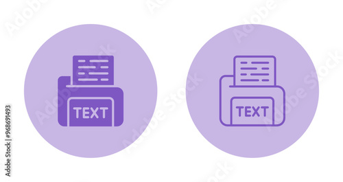 Text File Vector Icon